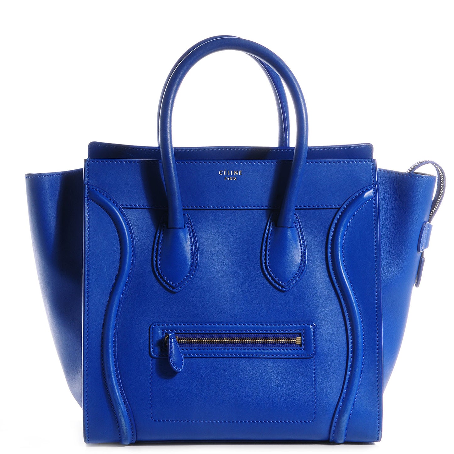 Smooth Calfskin Mini Luggage Royal Blue