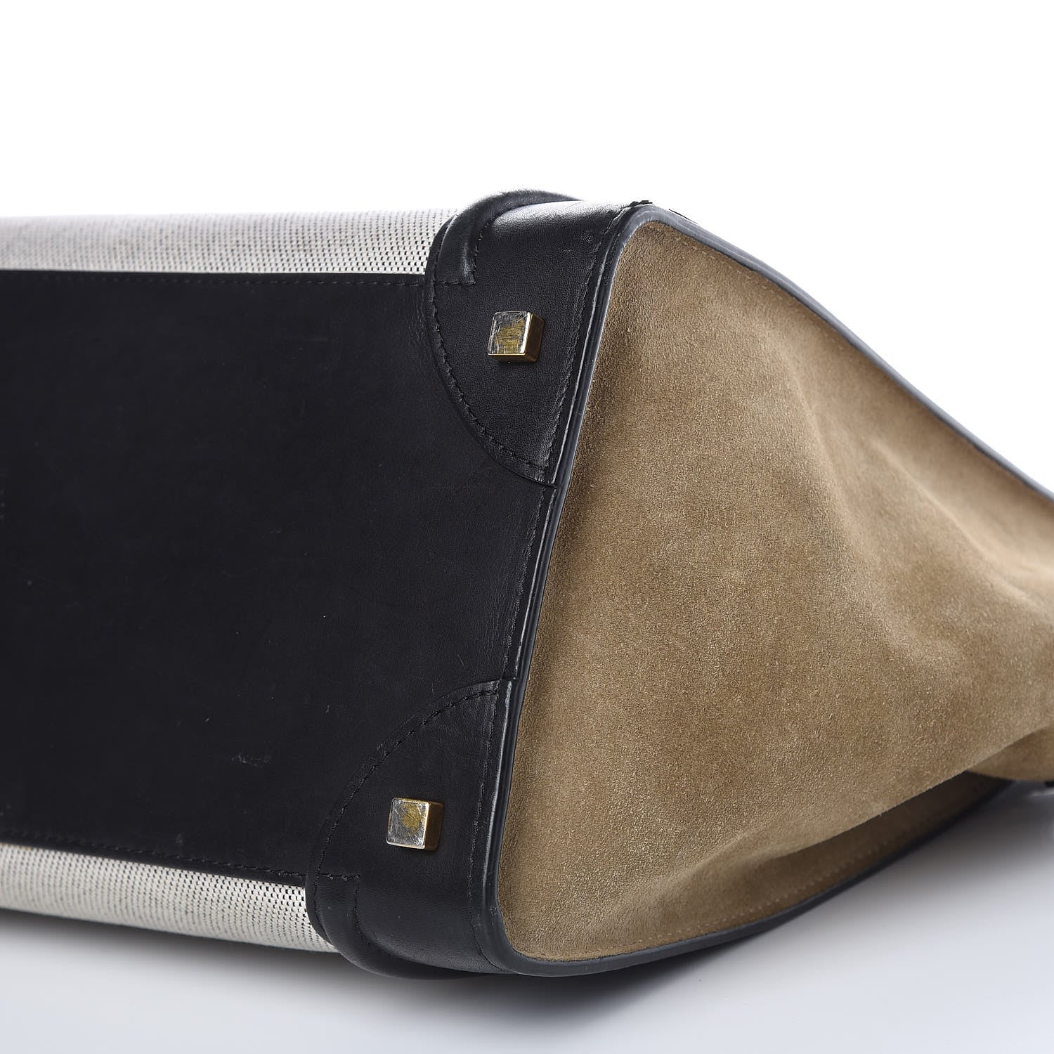 Celine Canvas Smooth Calfskin Suede Mini Tri-Color Luggage 10 of 20