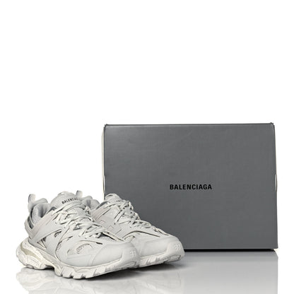 Balenciaga Rubber Mesh Fabric Monocolor Recycled Sole Womens Track Sneakers 39 White 8 of 8