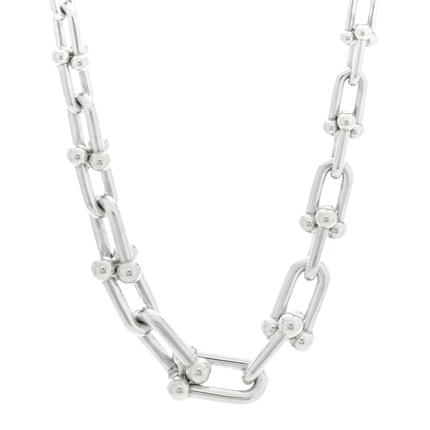 Sterling Silver HardWear Graduated Link Necklace