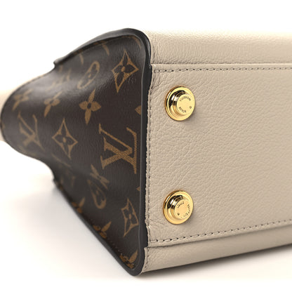 Louis Vuitton Calfskin Monogram On My Side PM Greige 8 of 9