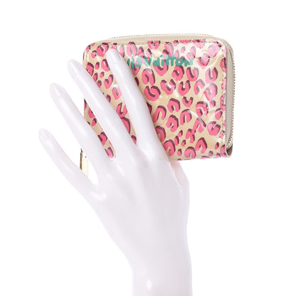 Louis Vuitton Vernis Leopard Zippy Coin Purse Blanc Corail 2 of 6