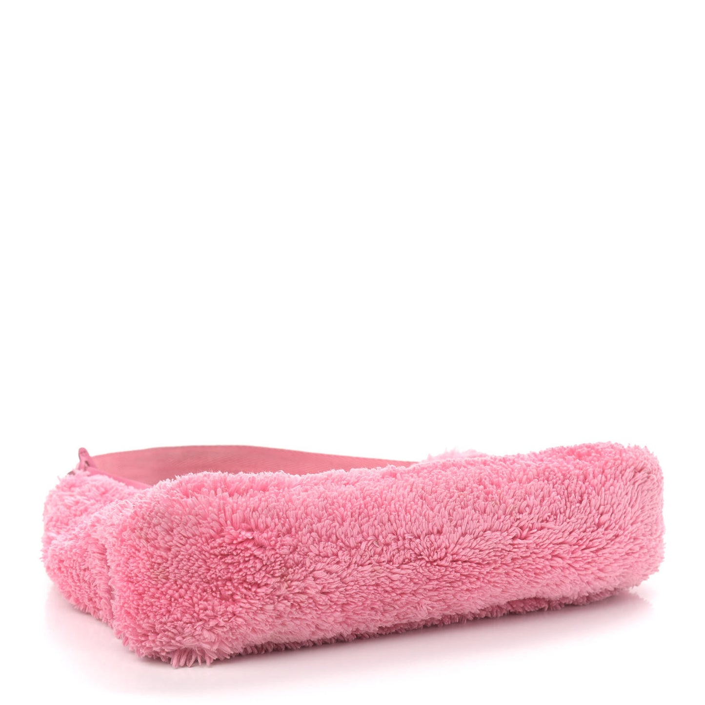 Terry Cloth Mini Re-Edition 2000 Bag Petalo Black