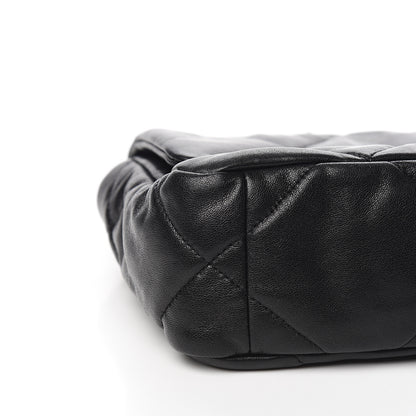 Chanel Goatskin Quilted Medium 19 Flap Black 7 of 10