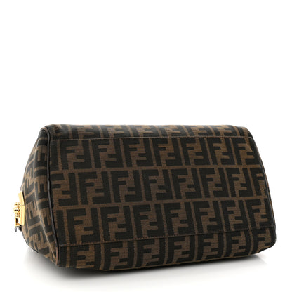 Fendi Zucca Cuoio Lucido Medium Chef Boston Tobacco Moro 4 of 15