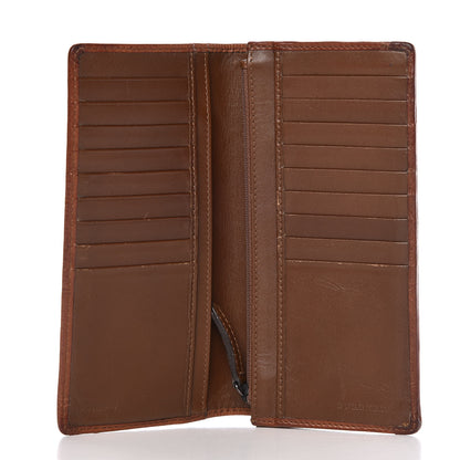 Burberry Haymarket Check Continental Wallet Tan 5 of 17