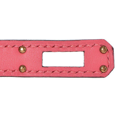 Hermes Swift Kelly Pochette Clutch Rose Azalee 20 of 21