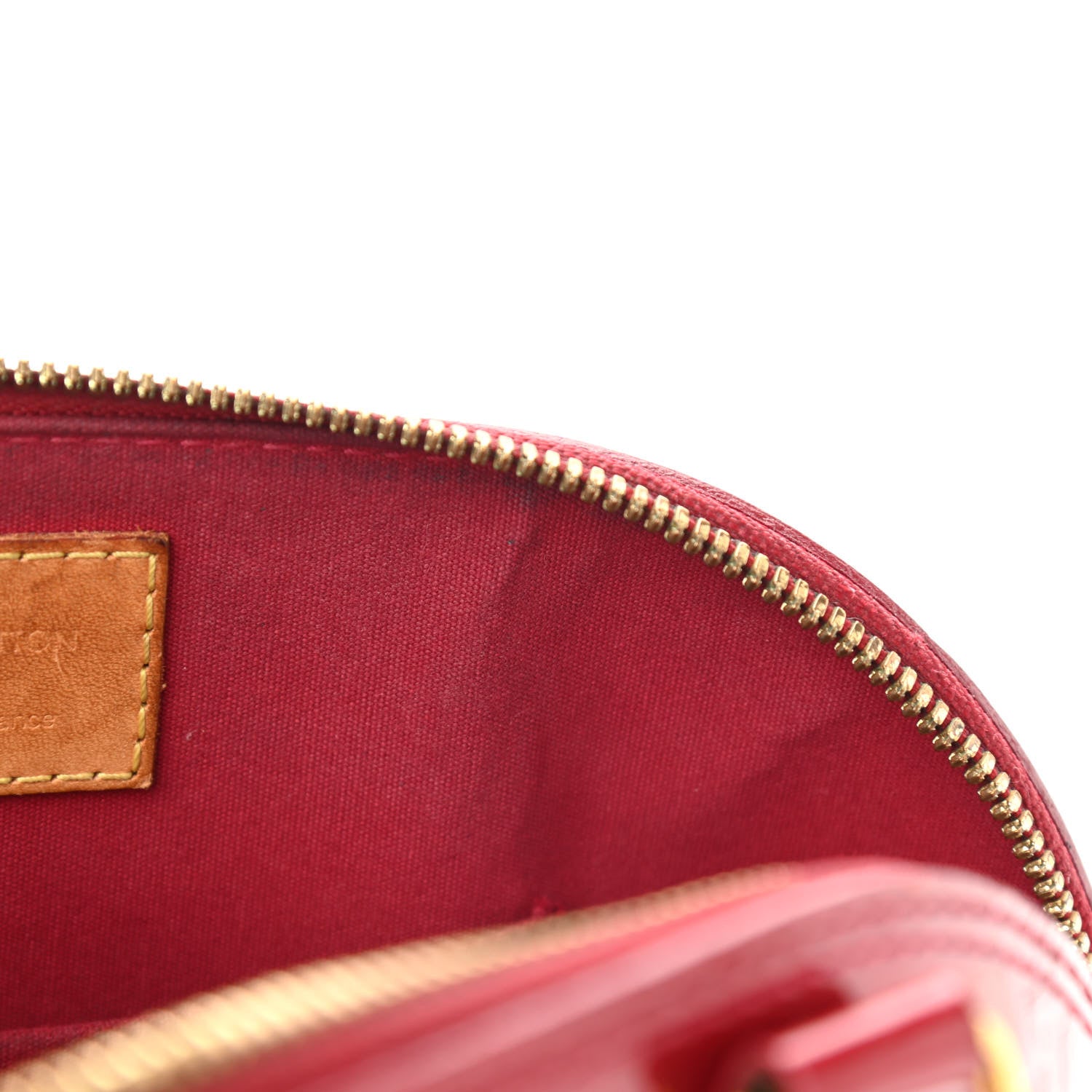 Louis Vuitton Vernis Alma BB Pomme D'Amour 10 of 11