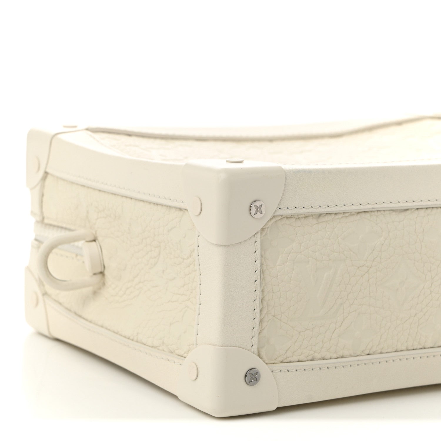 Louis Vuitton Taurillon Monogram Solar Ray Soft Trunk Powder White 8 of 10