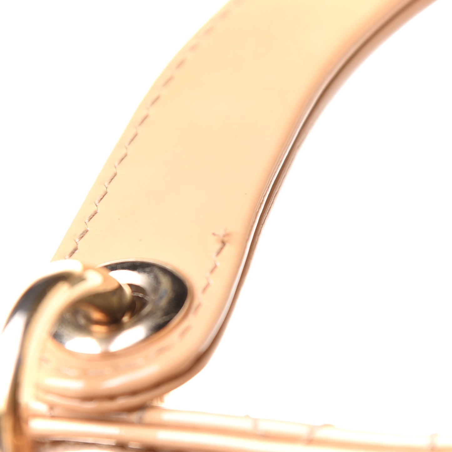 Patent Cannage Large Lady Dior Dark Beige