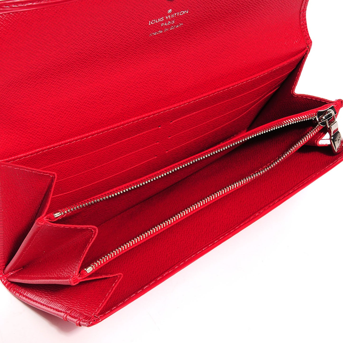 Epi Sarah Wallet Rouge