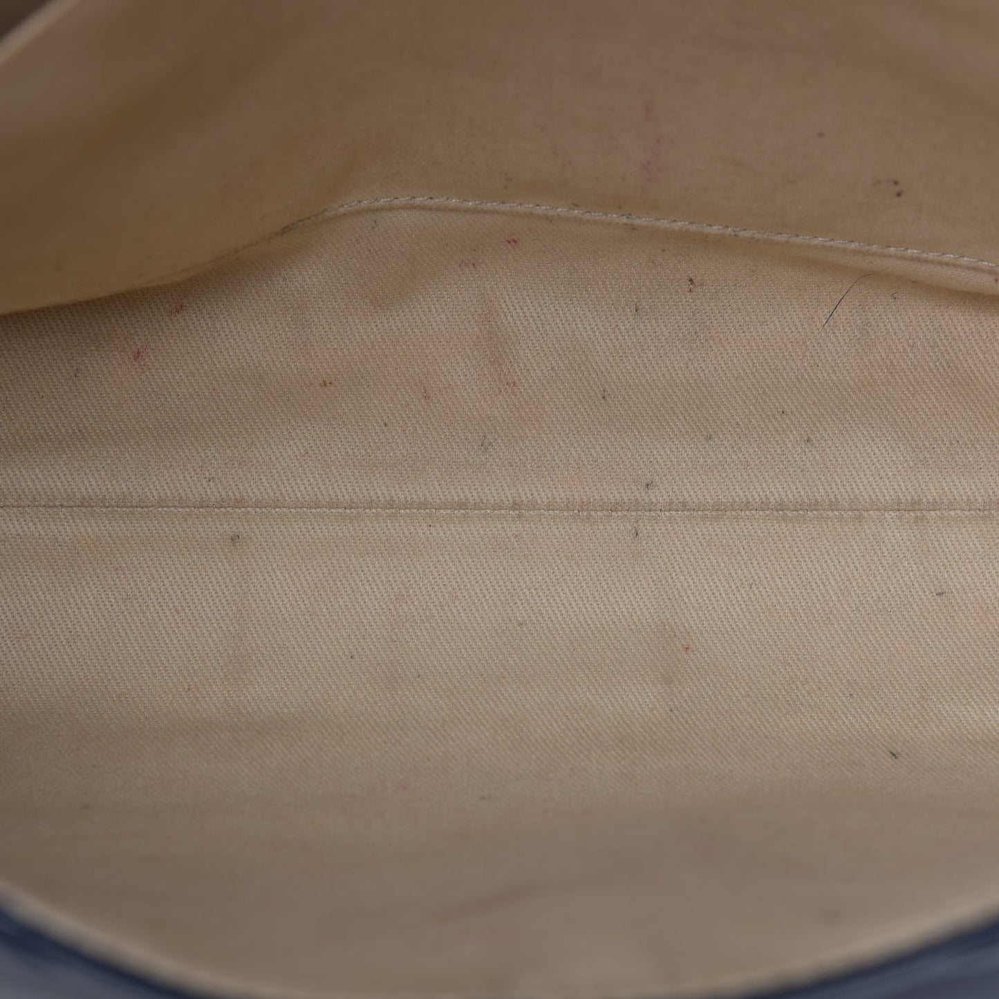 Vinyl Quilted In The Business Flap Navy Blue