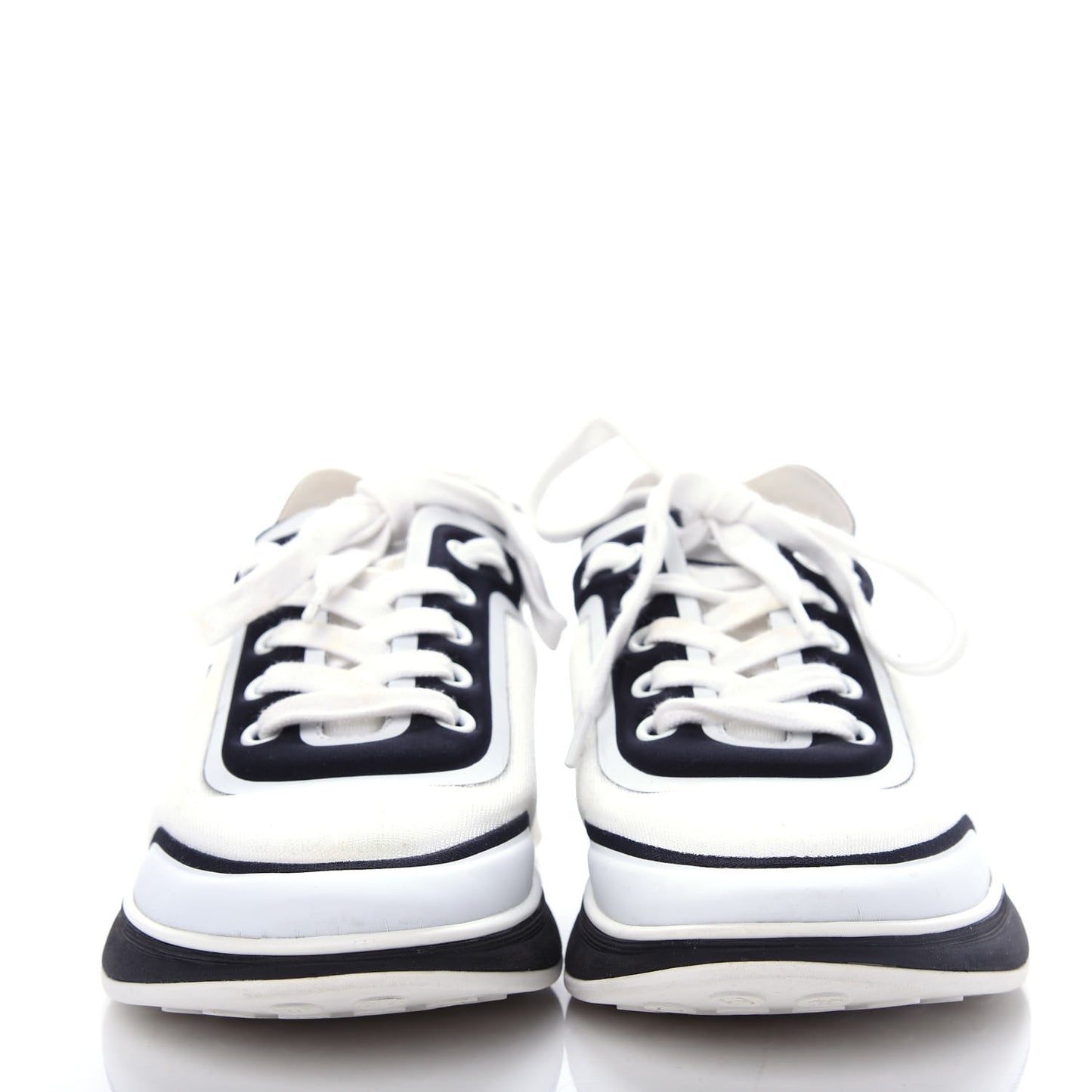 Lycra Womens CC Sneakers 36.5 White Black