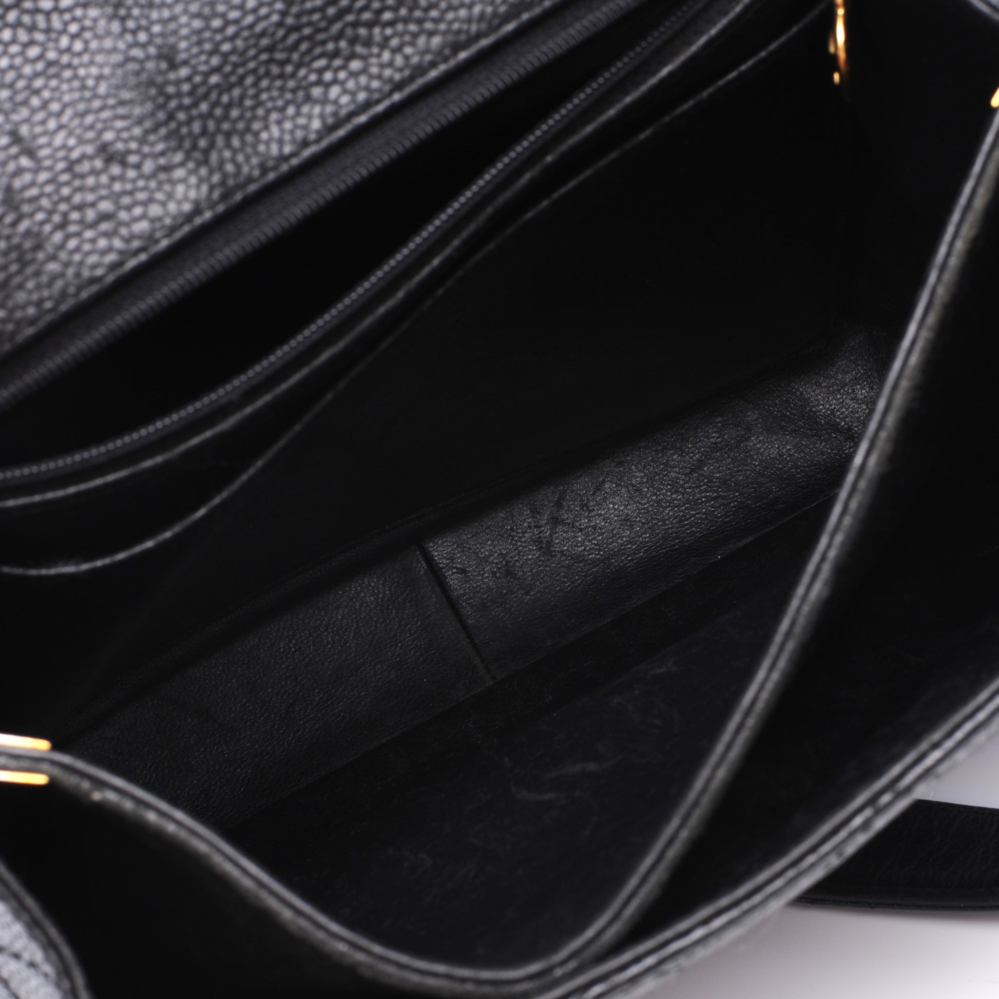 Chanel Caviar Quilted Shoulder Flap Bag Black 7 of 7
