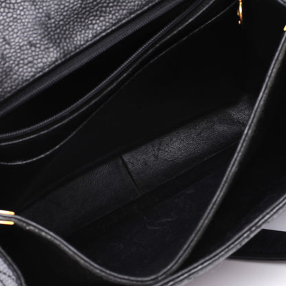 Chanel Caviar Quilted Shoulder Flap Bag Black 7 of 7