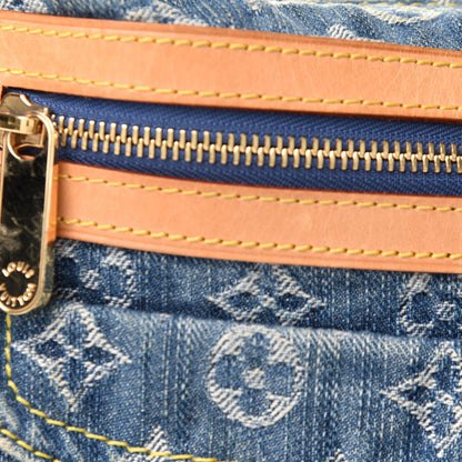 Louis Vuitton Monogram Denim Baggy PM Blue 8 of 12