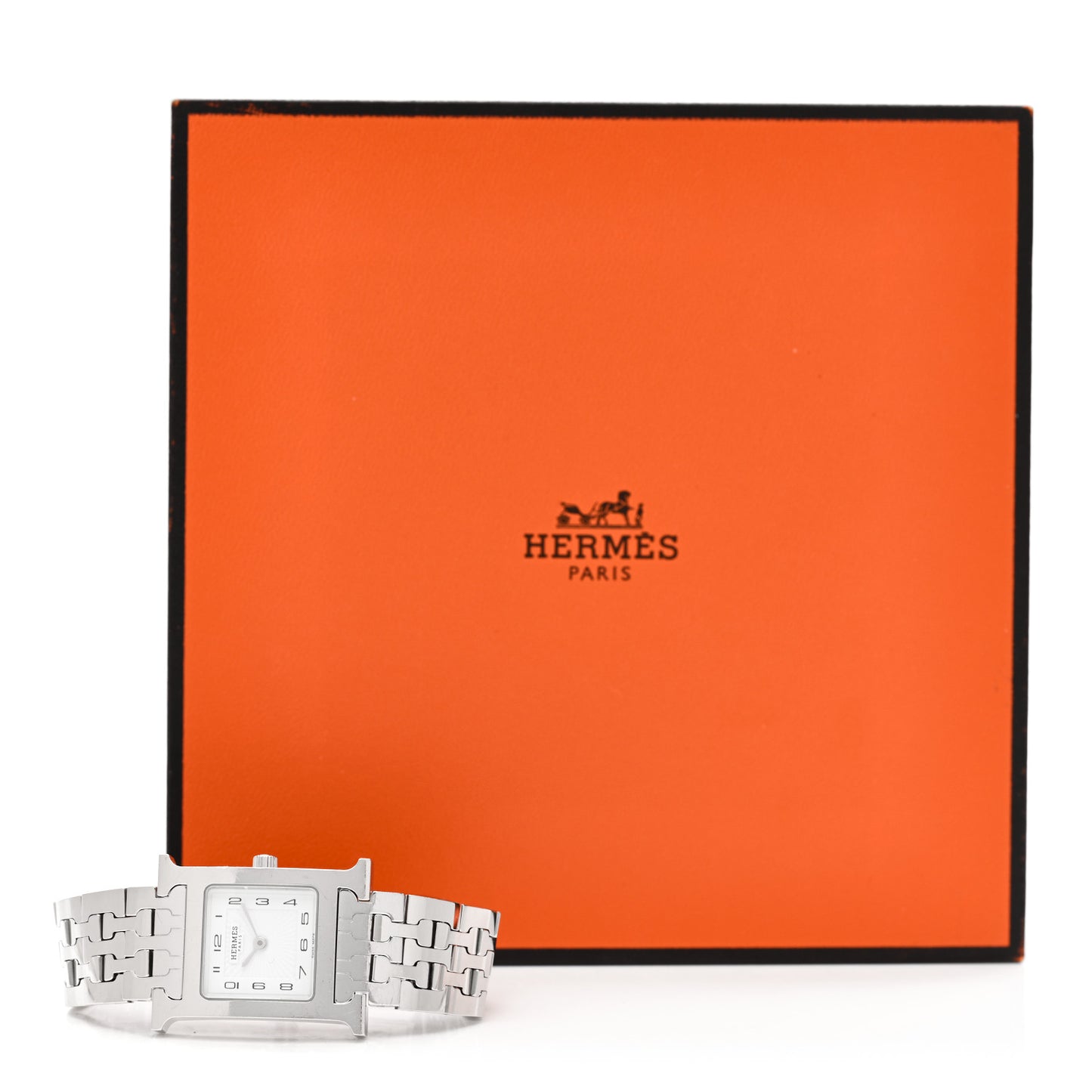 Stainless Steel 21mm Heure H Hour Quartz Watch