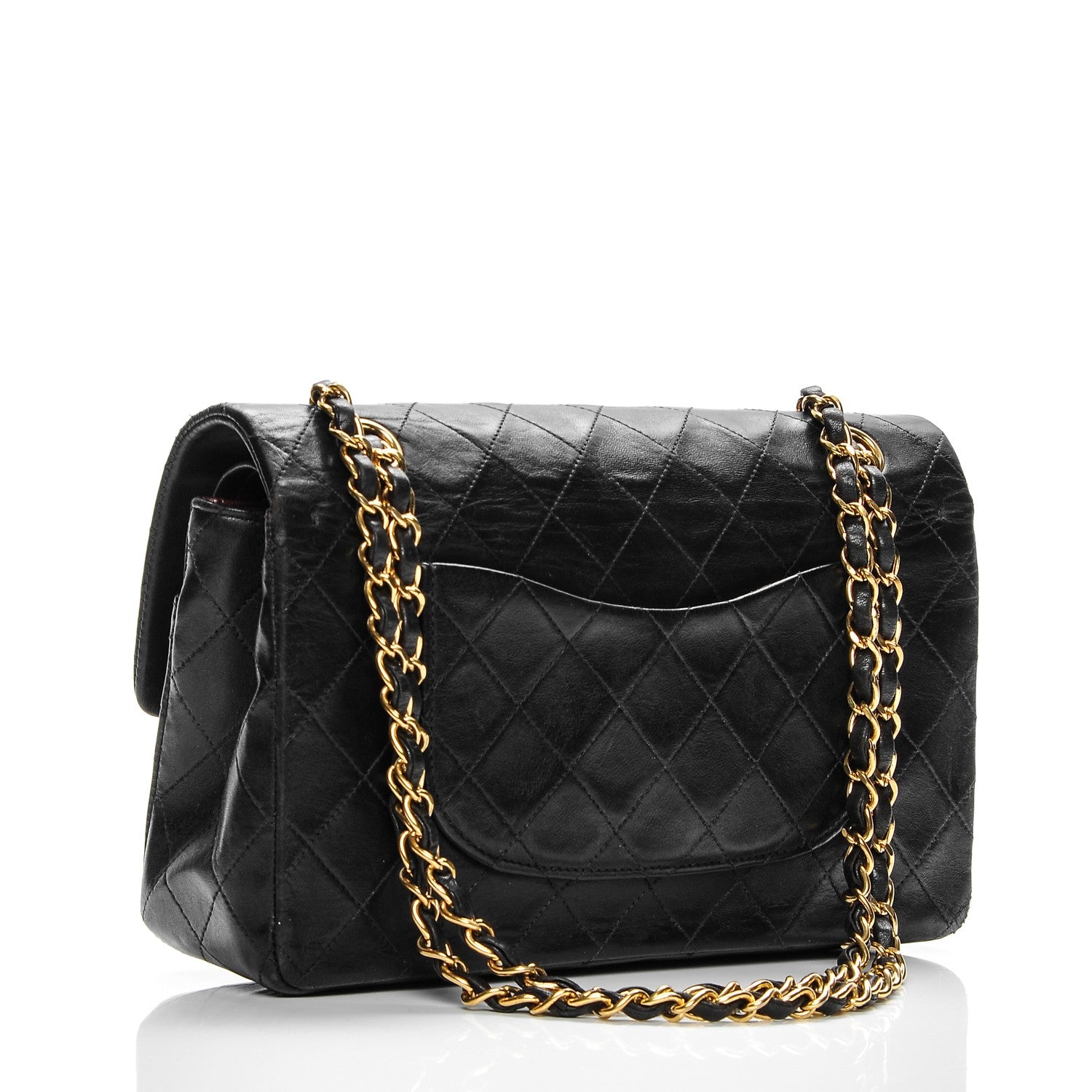 Chanel Lambskin Quilted Medium Double Flap Black 3 of 11