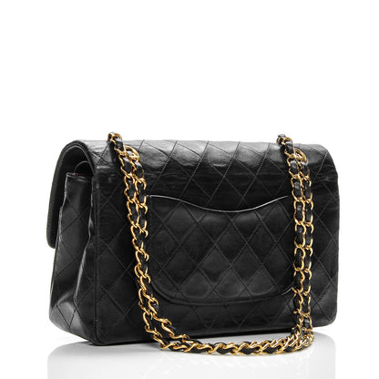 Chanel Lambskin Quilted Medium Double Flap Black 3 of 11