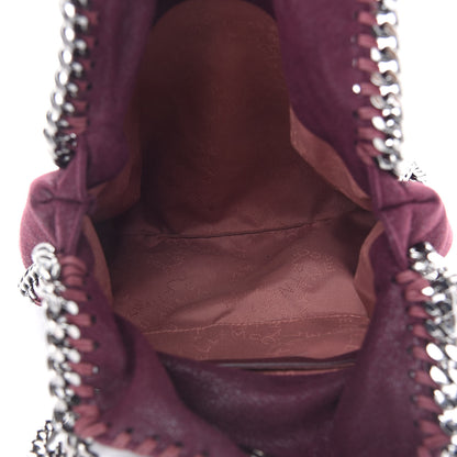 Stella McCartney Shaggy Deer Mini Falabella Fold Over Tote Plum 5 of 9