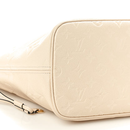 Louis Vuitton Empreinte Monogram Giant Neverfull MM Cream 8 of 9