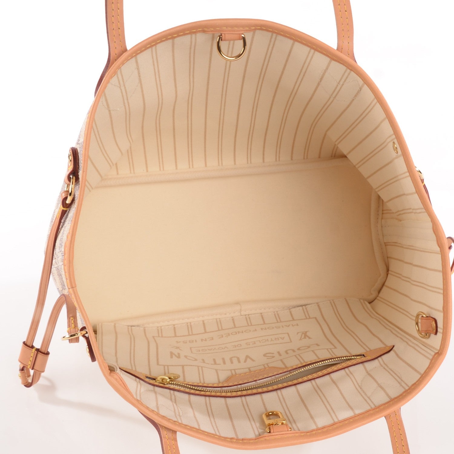 Louis Vuitton Damier Azur Neverfull PM 5 of 7
