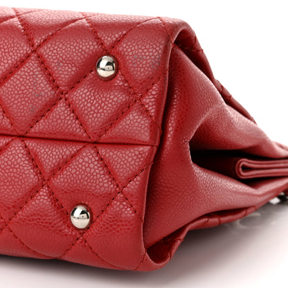Chanel Caviar Quilted Timeless CC Shopping Tote Red 10 of 10
