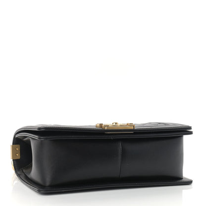 Chanel Lambskin Quilted Medium Boy Flap Black 3 of 8
