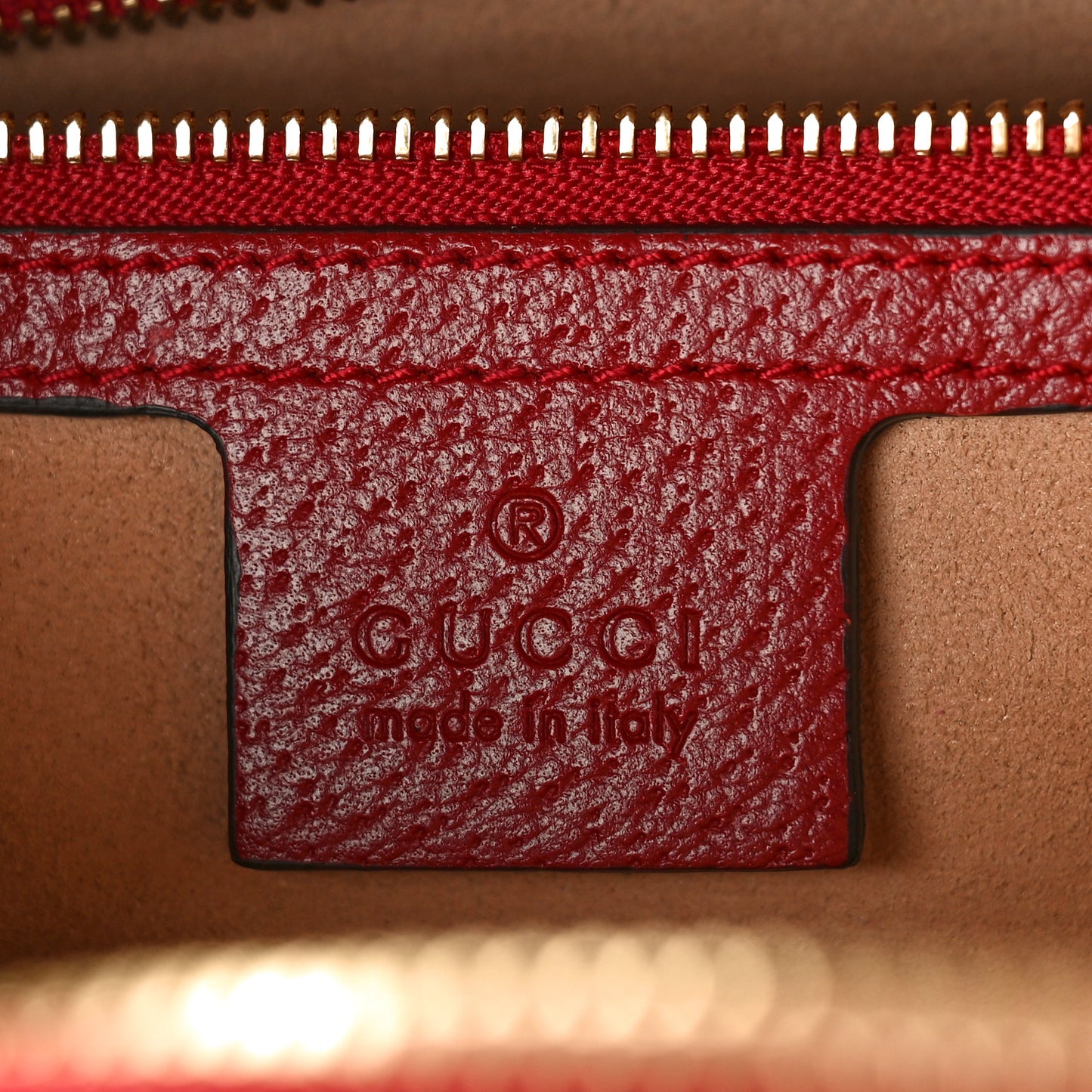 GG Supreme Monogram Flora Web Small Ophidia Top Handle Shoulder Bag Hibiscus Red