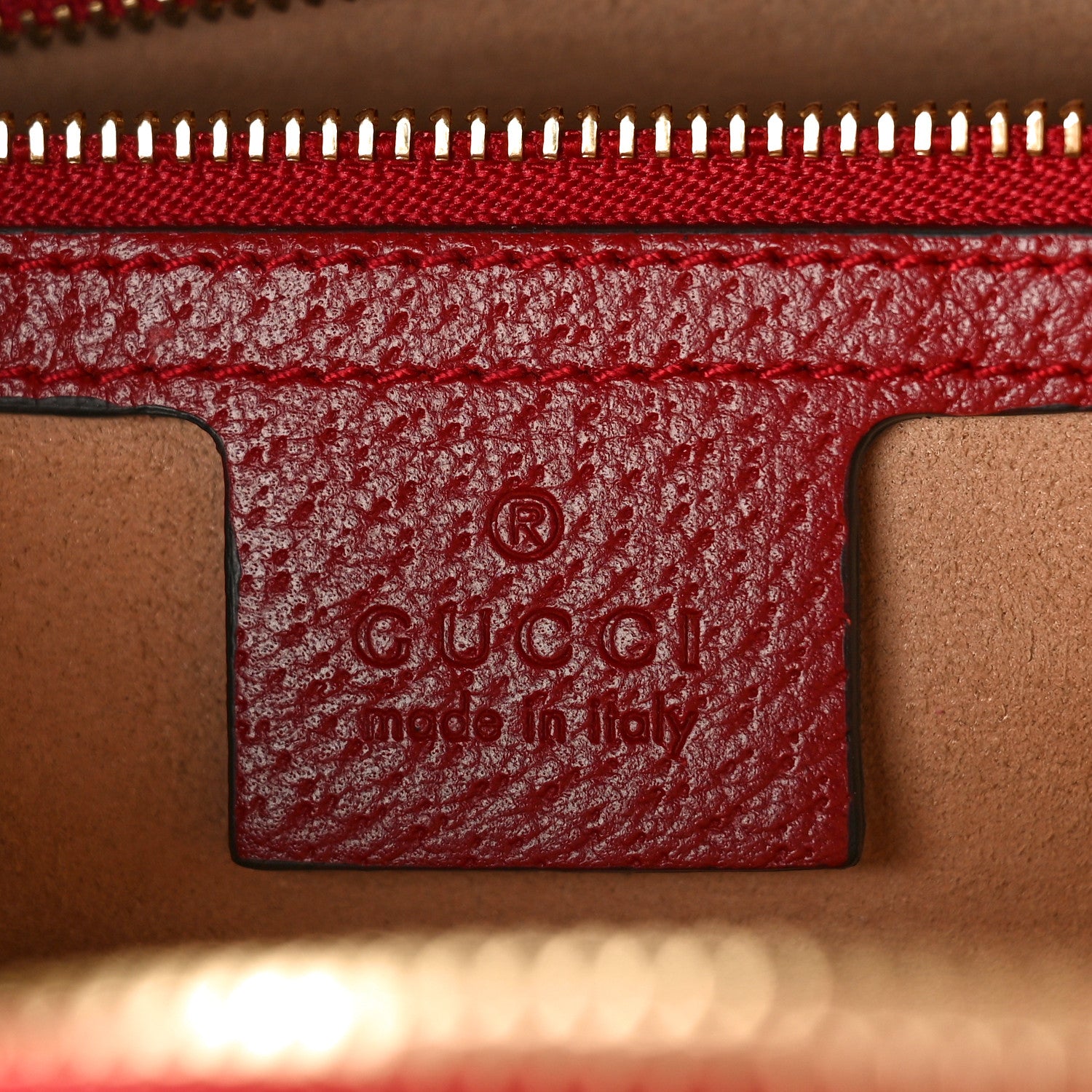 Gucci GG Supreme Monogram Flora Web Small Ophidia Top Handle Shoulder Bag Hibiscus Red 6 of 9