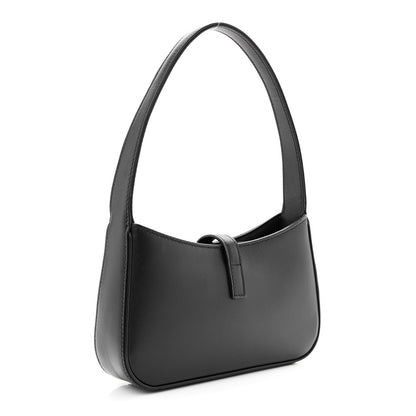 Saint Laurent Smooth Calfskin Le 5 A 7 Mini Hobo Black 3 of 10