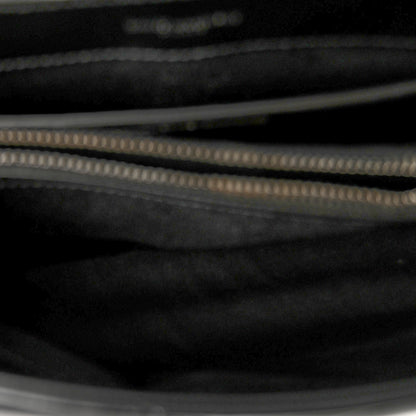 Saint Laurent Calfskin Y Quilted Monogram Small Loulou Chain Satchel Black 5 of 9