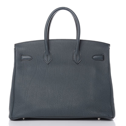 Hermes Togo Birkin 35 Bleu Orage 4 of 32