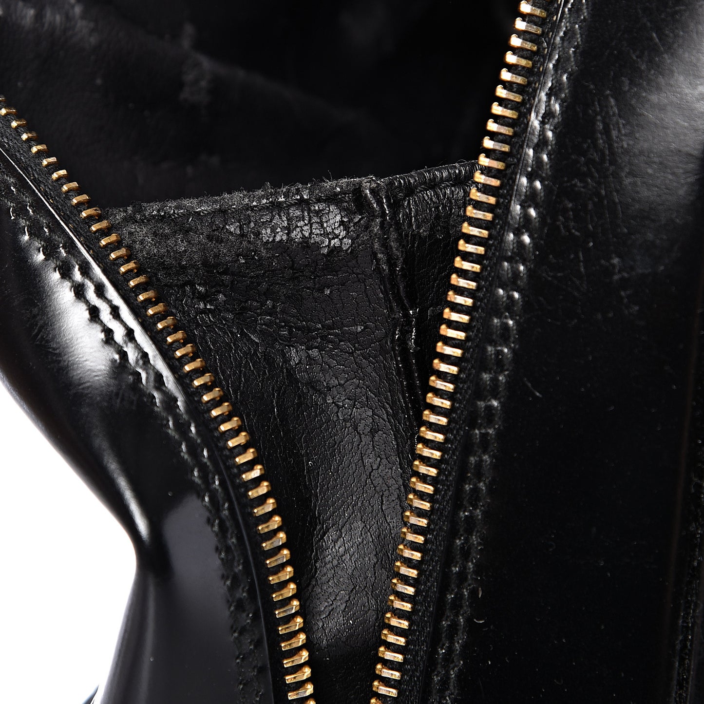 Patent Leather Bamboo Backpack Sling Black