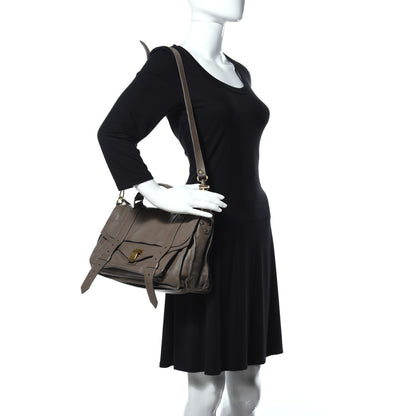 Proenza Schouler Lambskin Large PS1 Satchel Smoke 2 of 9
