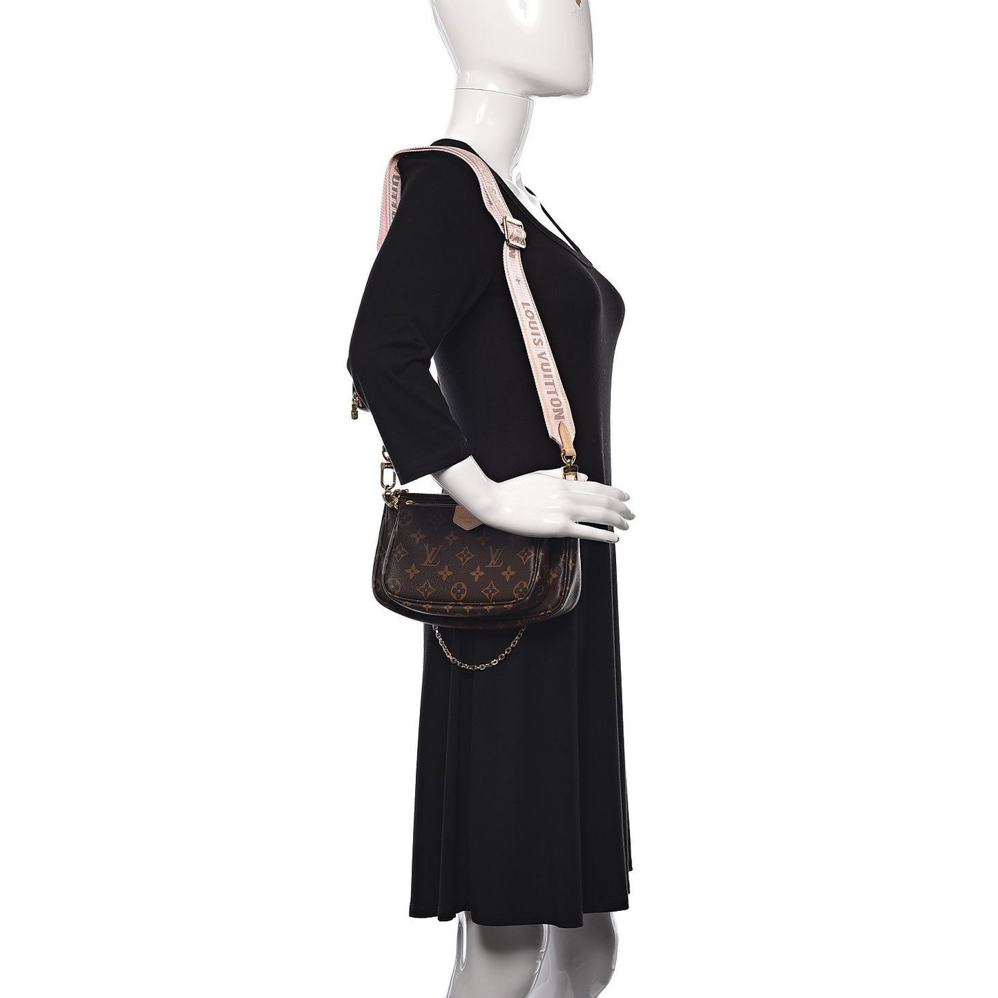 Monogram Multi Pochette Accessories Rose Clair