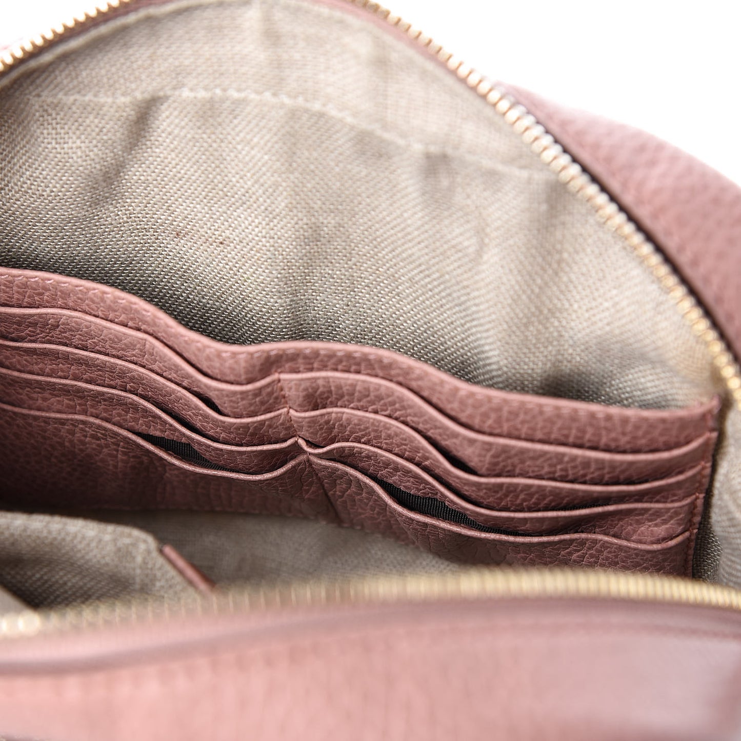 Monogram Mini Bree Messenger Bag Beige Soft Pink