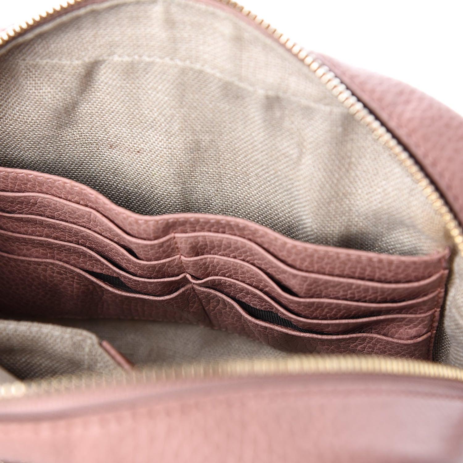Gucci Monogram Mini Bree Messenger Bag Beige Soft Pink 13 of 14