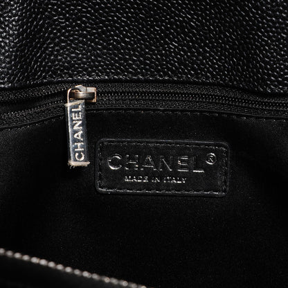 Chanel Caviar Quilted Grand Shopping Tote GST Black 7 of 8