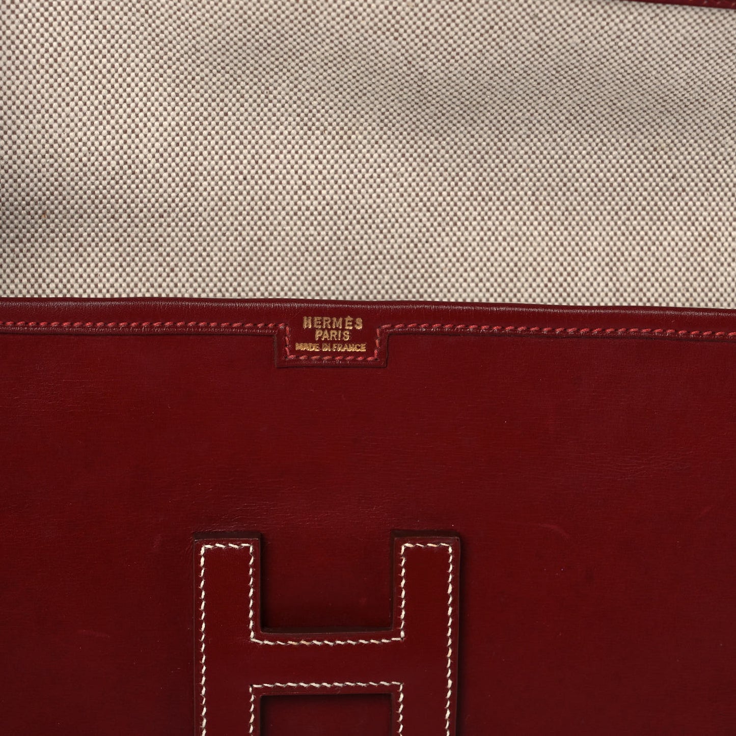 Box Jige PM Clutch Rouge H