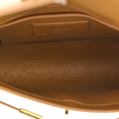 Saint Laurent Smooth Calfskin Mini Manhattan Shoulder Bag Natural Tan 5 of 12