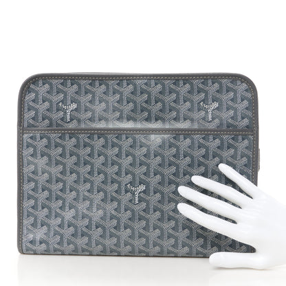 Goyard Goyardine Jouvence GM Toiletry Pouch Grey 2 of 11