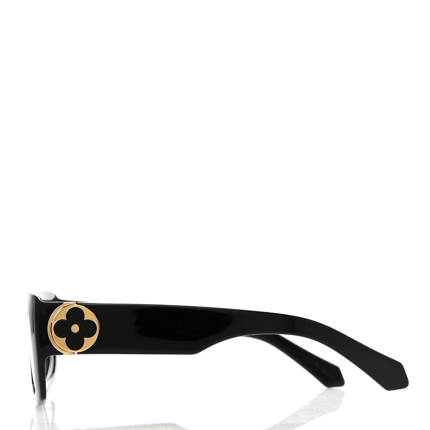 Louis Vuitton Acetate LV Flower Sunglasses Z1360W Black 3 of 7