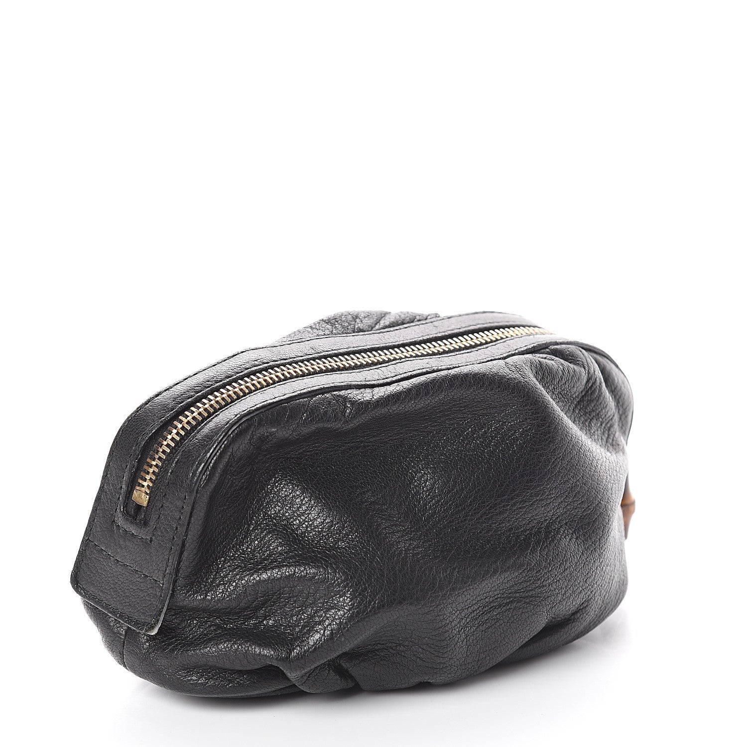 Gucci Deerskin Medium Bamboo Cosmetic Case Black 2 of 7