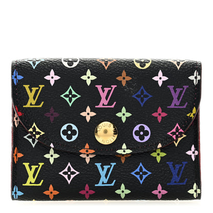 Louis Vuitton Monogram Multicolor Business Card Holder Black Grenade 1 of 6