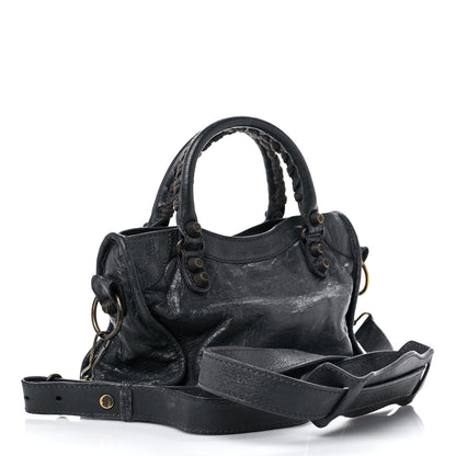 Balenciaga Agneau Giant 12 Gunmetal Hardware Mini City Gris Fossile 3 of 22