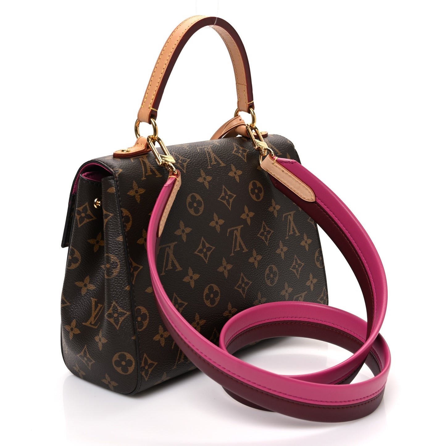 Monogram Cluny BB Bordeaux Fuchsia