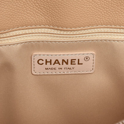 Chanel Caviar Quilted Grand Shopping Tote GST Beige Clair 7 of 13