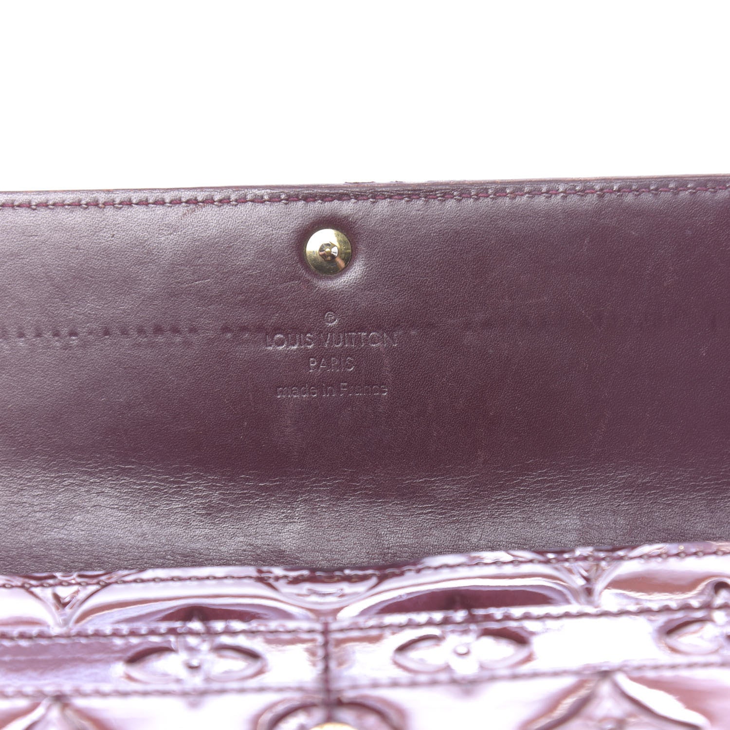 Louis Vuitton Vernis Sarah Wallet Rouge Fauviste 6 of 8