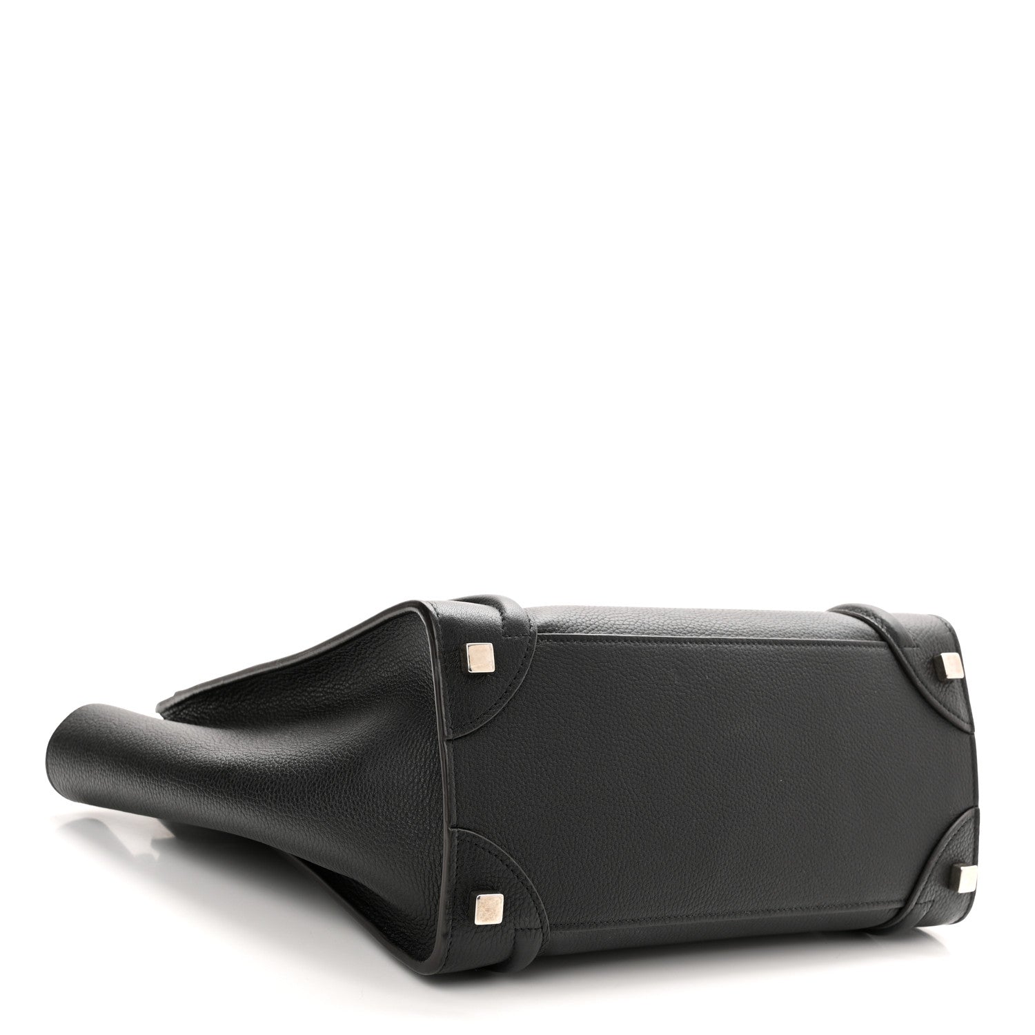 Celine Drummed Calfskin Micro Luggage Black 4 of 12